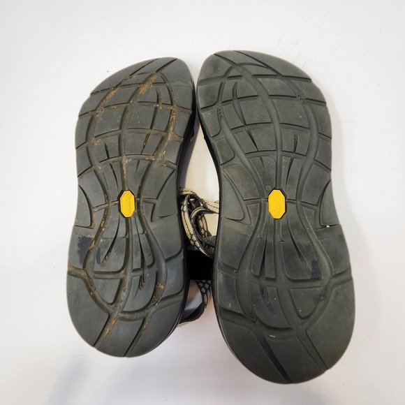 Chaco Womens ZX 2 Yampa Gray White Toe Loop Outdoor Sandals Size 8 Hiking Straps - Picture 11 of 11
